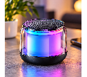 רמקול גלים EVERCHARGE קומפקטי עם תאורת RGB צבעונית מתחלפת